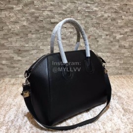 Givenchy Antigona Goat Pattern Motorcycle Medium Tote Black