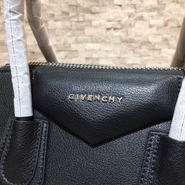 Givenchy Antigona Goat Pattern Motorcycle Medium Tote Black