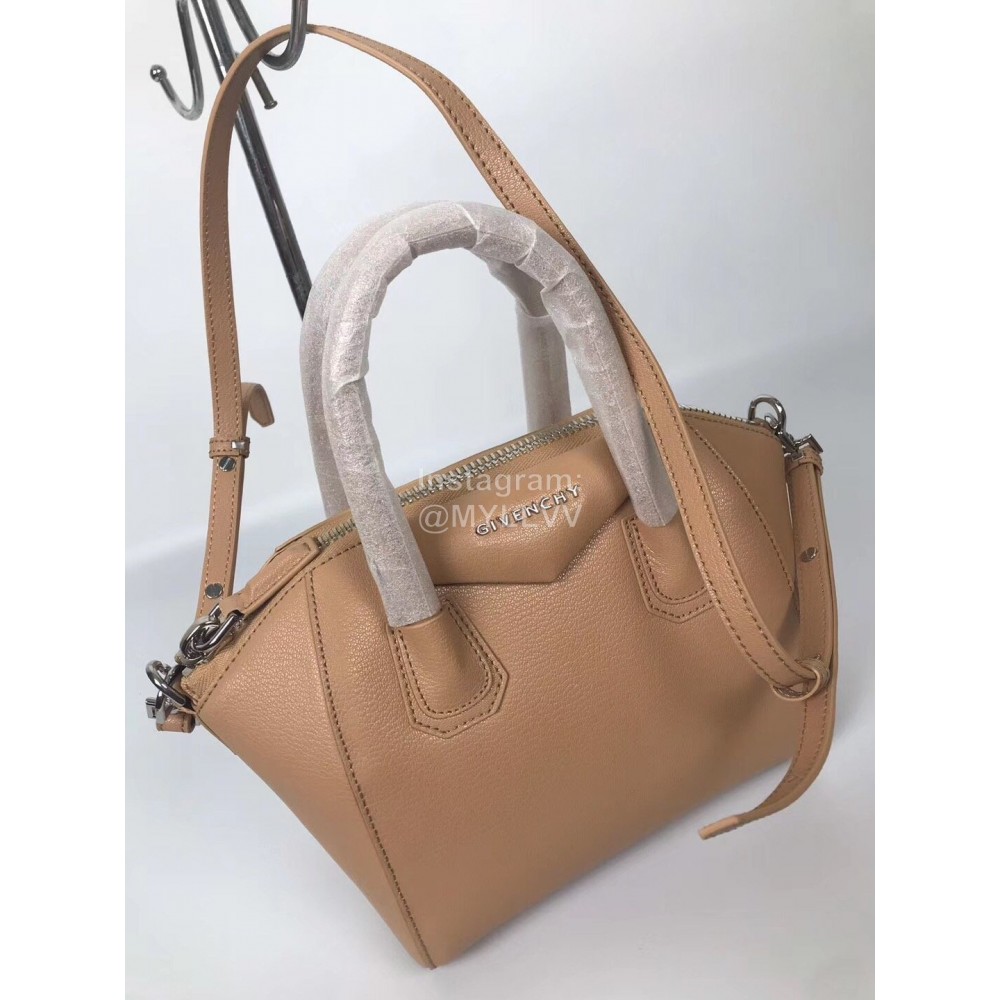 Givenchy Antigona Goat Pattern Motorcycle Tote Orange