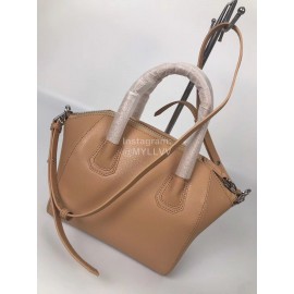 Givenchy Antigona Goat Pattern Motorcycle Tote Orange