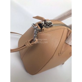 Givenchy Antigona Goat Pattern Motorcycle Tote Orange