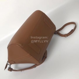 Givenchy Antigona Goat Pattern Motorcycle Tote Brown