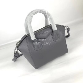 Givenchy Antigona Goat Pattern Motorcycle Tote Grey