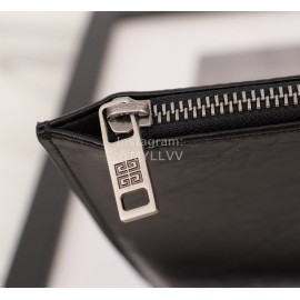 Givenchy 3d Printed Pattern Leather Handbag Black