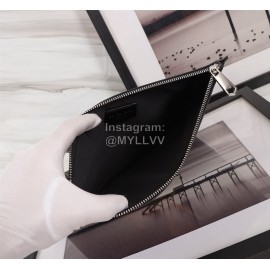 Givenchy Fawn Portrait Image Cowhide Handbag Black