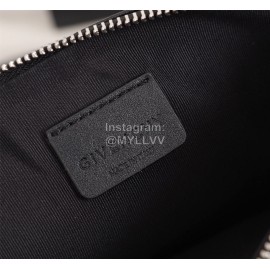 Givenchy Black Printed Logo Leather Handbag Black