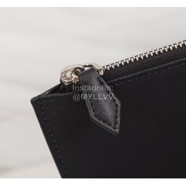 Givenchy Aperture Surround Five-Star Pattern Leather Handbag Black