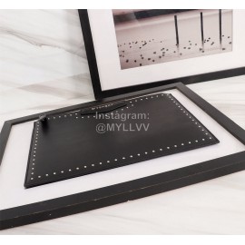 Givenchy Gold Polka Dot Wrap Pattern Leather Handbag Black