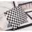 Givenchy Black And White Four Grid Pattern Leather Handbag Black