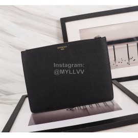 Givenchy Red Number 17 Pattern Leather Handbag Black