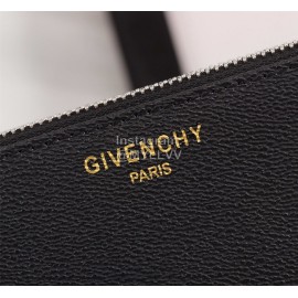 Givenchy Red Number 17 Pattern Leather Handbag Black