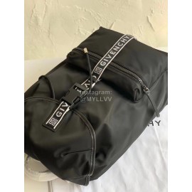 Givenchy Letter Logo Color Block Backpack Black
