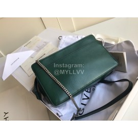 Givenchy Pocket Diamond Long Chain One-Shoulder Diagonal Bag Olive Green