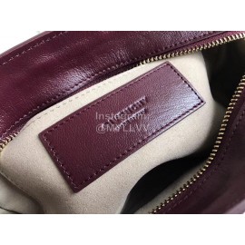 Givenchy Pocket Diamond Long Chain Shoulder Diagonal Bag Wine Red