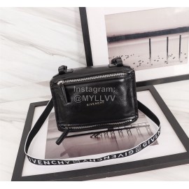 Givenchy Pandora Letter Ribbon Pandora Box Shoulder Bag Black