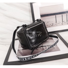 Givenchy Pandora Letter Ribbon Pandora Box Shoulder Bag Black