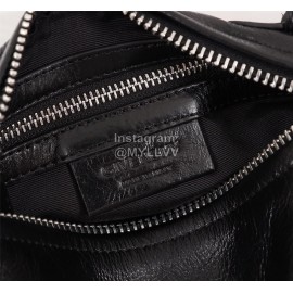 Givenchy Pandora Letter Ribbon Pandora Box Shoulder Bag Black