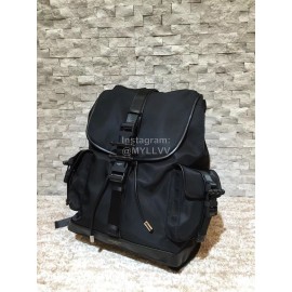 Givenchy Fashion Canvas Backpack Black