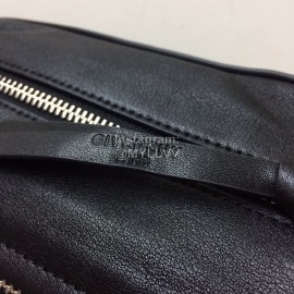 Givenchy White Five-Pointed Star Cowhide Crossbody Chest Bag Black 9983