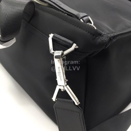Givenchy Pandora Medium Leather Hand Messenger Bag Pure Black