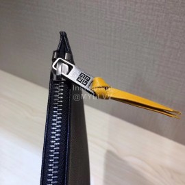 Givenchy White Letter Logo Leather Handbag Pure Black