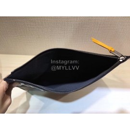 Givenchy White Letter Logo Leather Handbag Pure Black