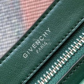 Givenchy Pocket Diamond Long Chain One-Shoulder Diagonal Bag Olive Green 0168