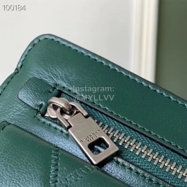 Givenchy Pocket Diamond Long Chain One-Shoulder Diagonal Bag Olive Green 0168