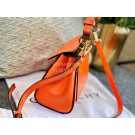 Givenchy Mini Mystic Flap Crossbody Tote Orange