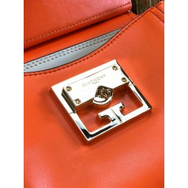 Givenchy Mini Mystic Flap Crossbody Tote Orange