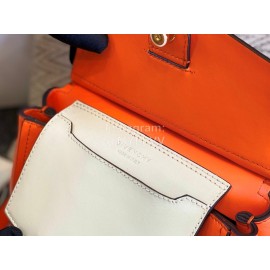 Givenchy Mini Mystic Flap Crossbody Tote Orange