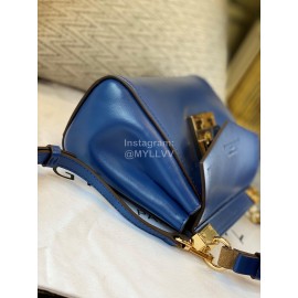 Givenchy Mini Mystic Flap Crossbody Tote Sapphire Blue