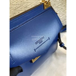 Givenchy Mini Mystic Flap Crossbody Tote Sapphire Blue