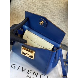Givenchy Mini Mystic Flap Crossbody Tote Sapphire Blue