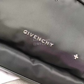 Givenchy Star Embellished Double Shoulder Cowhide Backpack Black