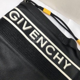 Givenchy Motocross Inverted Nylon Drawstring Bag Yellow