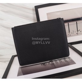 Givenchy Square Pink Snake Pattern Clutch Black