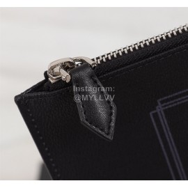 Givenchy Square Pink Snake Pattern Clutch Black