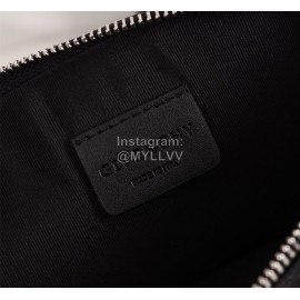 Givenchy Square Pink Snake Pattern Clutch Black