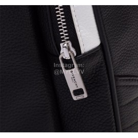 Givenchy Inverted Letters Grain Leather Backpack Black And White 29920