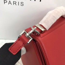 Givenchy Pandora Box Wide-Shoulder Strap Decorative Handbag Burgundy
