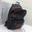 Givenchy Orange Qr Code Logo Backpack Rucksack In Cowhide Black