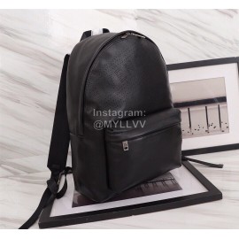 Givenchy Double Check Double Shoulder Rucksack Cowhide Black