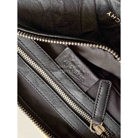 Givenchy Wrinkled Leather Pandora Goatskin Large Single Shoulder Bag Black