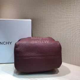 Givenchy Pandora Soft Leather Cosmetic Bag Burgundy