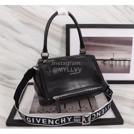 Givenchy Pandora Pandora Box Large White Letter Ribbon Shoulder Strap Tote Bag