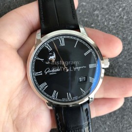 Glashutte Moon Cycles Calendar Watch Black