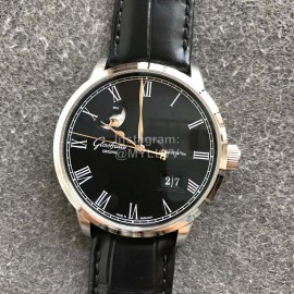 Glashutte Moon Cycles Calendar Watch Black