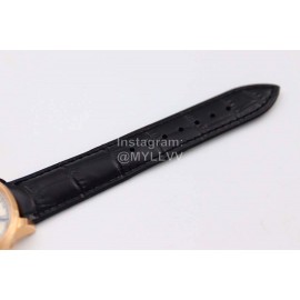 Glashutte Moon Cycles Calendar Roman Numerals Dial Watch Gold