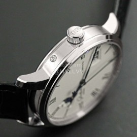Glashutte Moon Cycles Calendar Roman Numerals Dial Watch